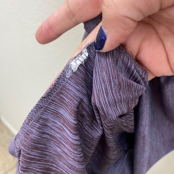 Eddie Bauer Heather Purple Short Sleeve Performance Shirt Womens size Small - Picture 3 of 4